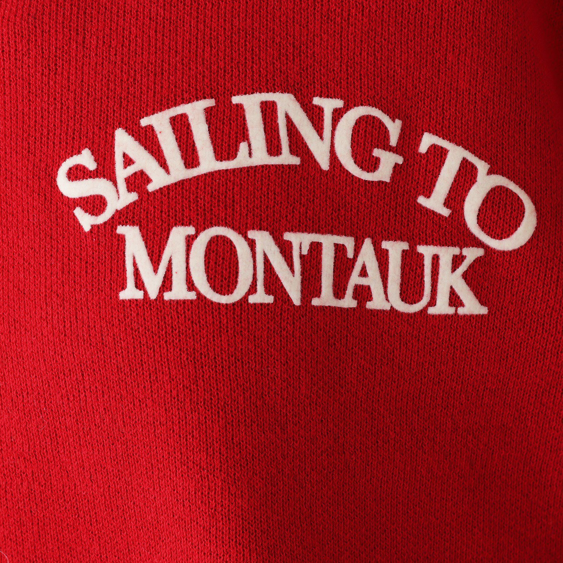 Dessin「【洗える】フロッキーロゴ入り襟付きニット」|ニット・セーター|