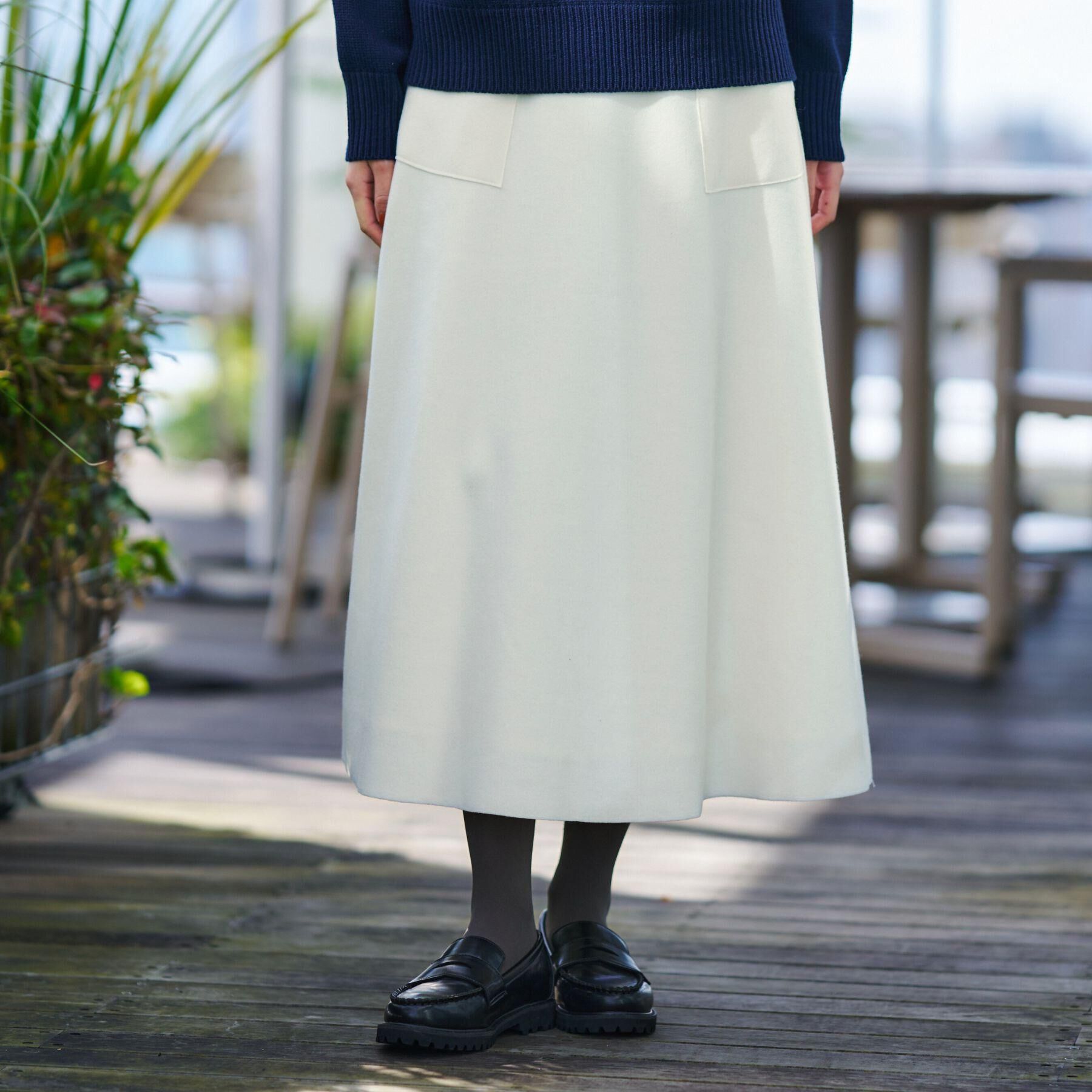 Dessin「メルトンジャージフレアスカート」|スカート|