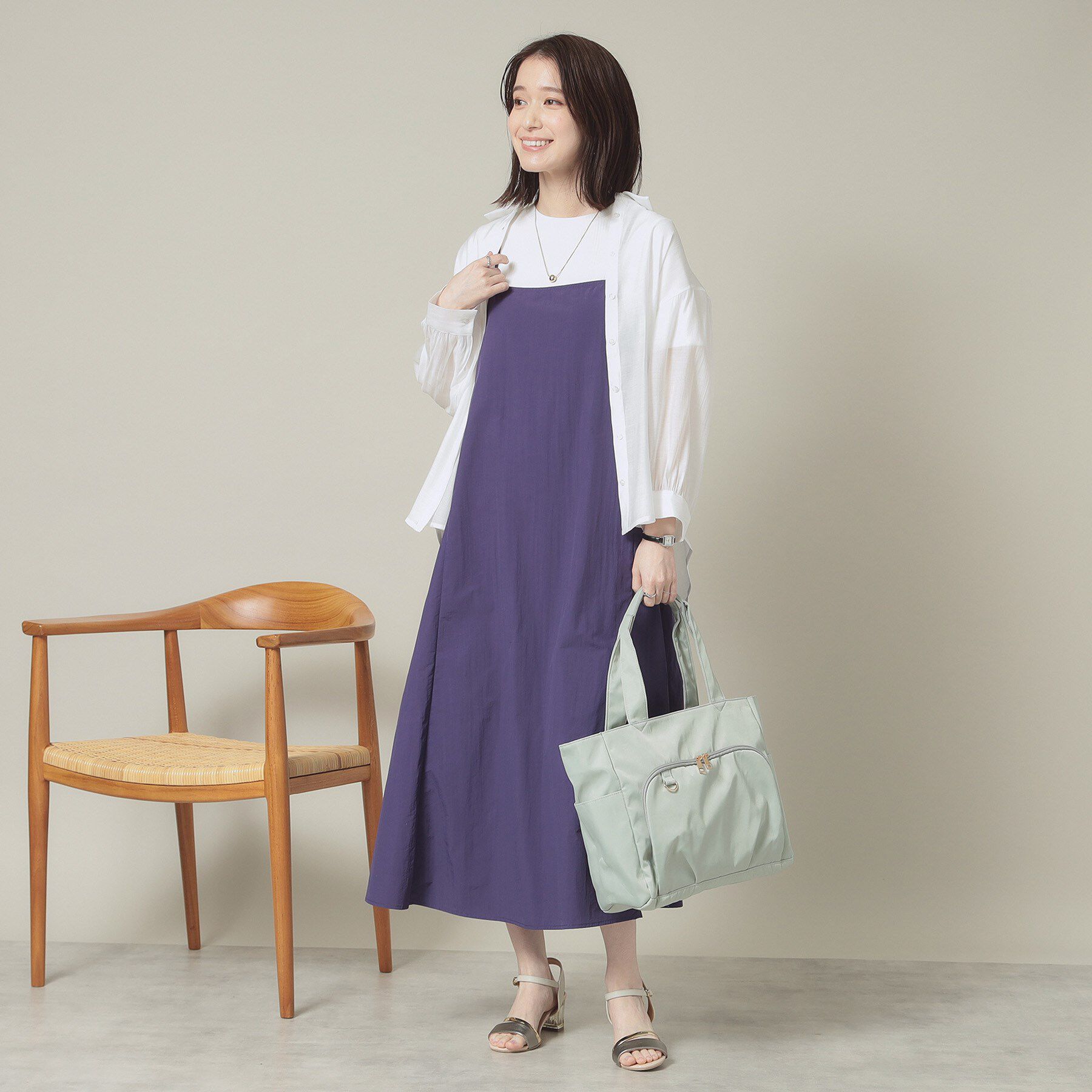 ITS&rsquo;DEMO「【手洗い可】シアーシャツ」|シャツ・ブラウス|