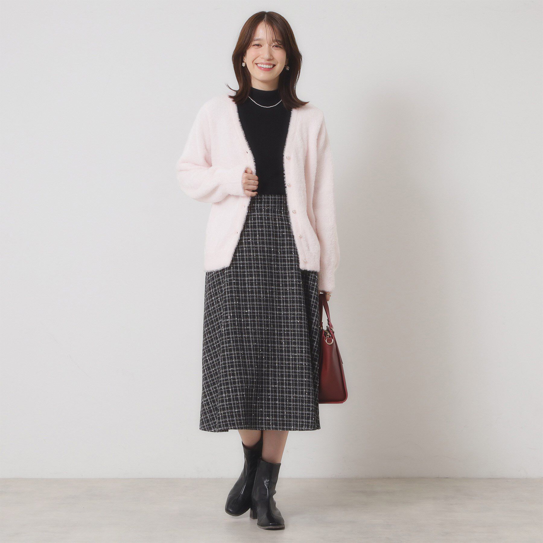 ITS&rsquo;DEMO「【手洗い可】フェザーヤーンVカーディガン」|カーディガン|