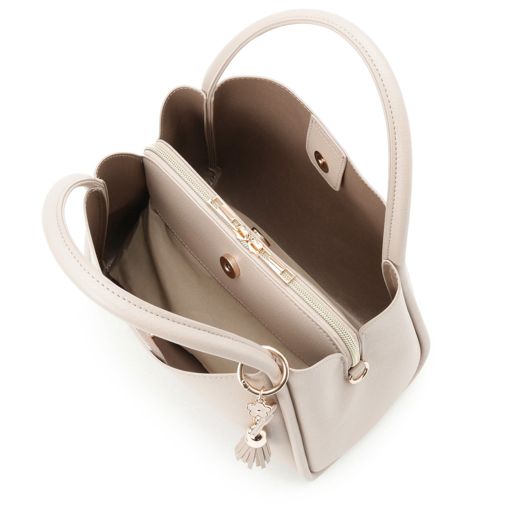 ITS&rsquo;DEMO「【2WAY】チャーム付きミニトート」|ハンドバッグ|