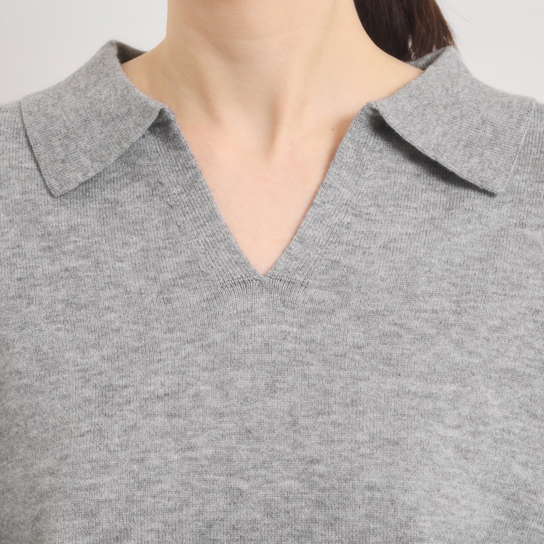 ITS&rsquo;DEMO「【手洗い可】襟付きニット」|ニット・セーター|