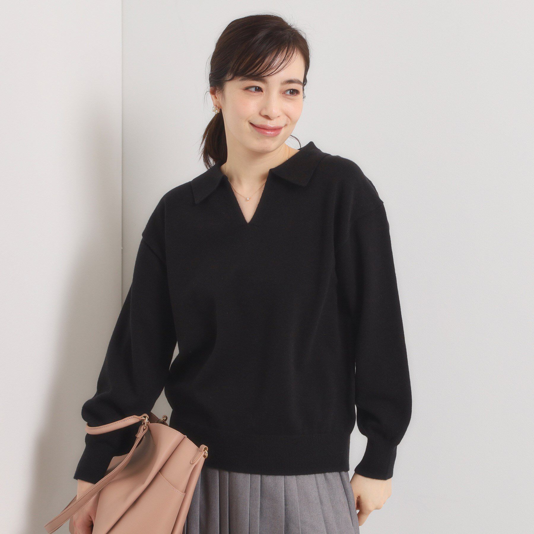 ITS&rsquo;DEMO「【手洗い可】襟付きニット」|ニット・セーター|