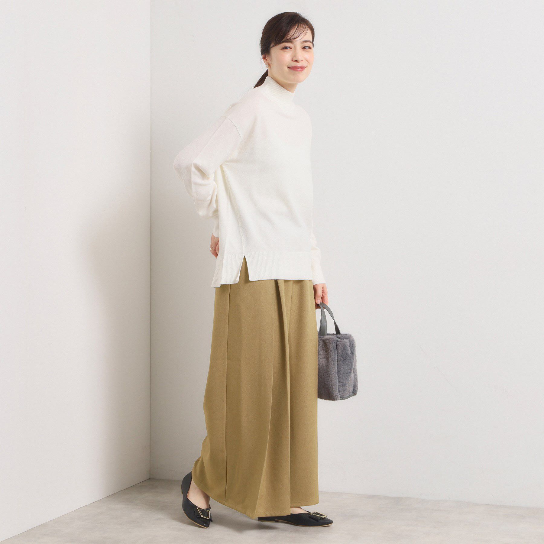 ITS&rsquo;DEMO「【手洗い可】ツイルタックワイドパンツ」|その他|