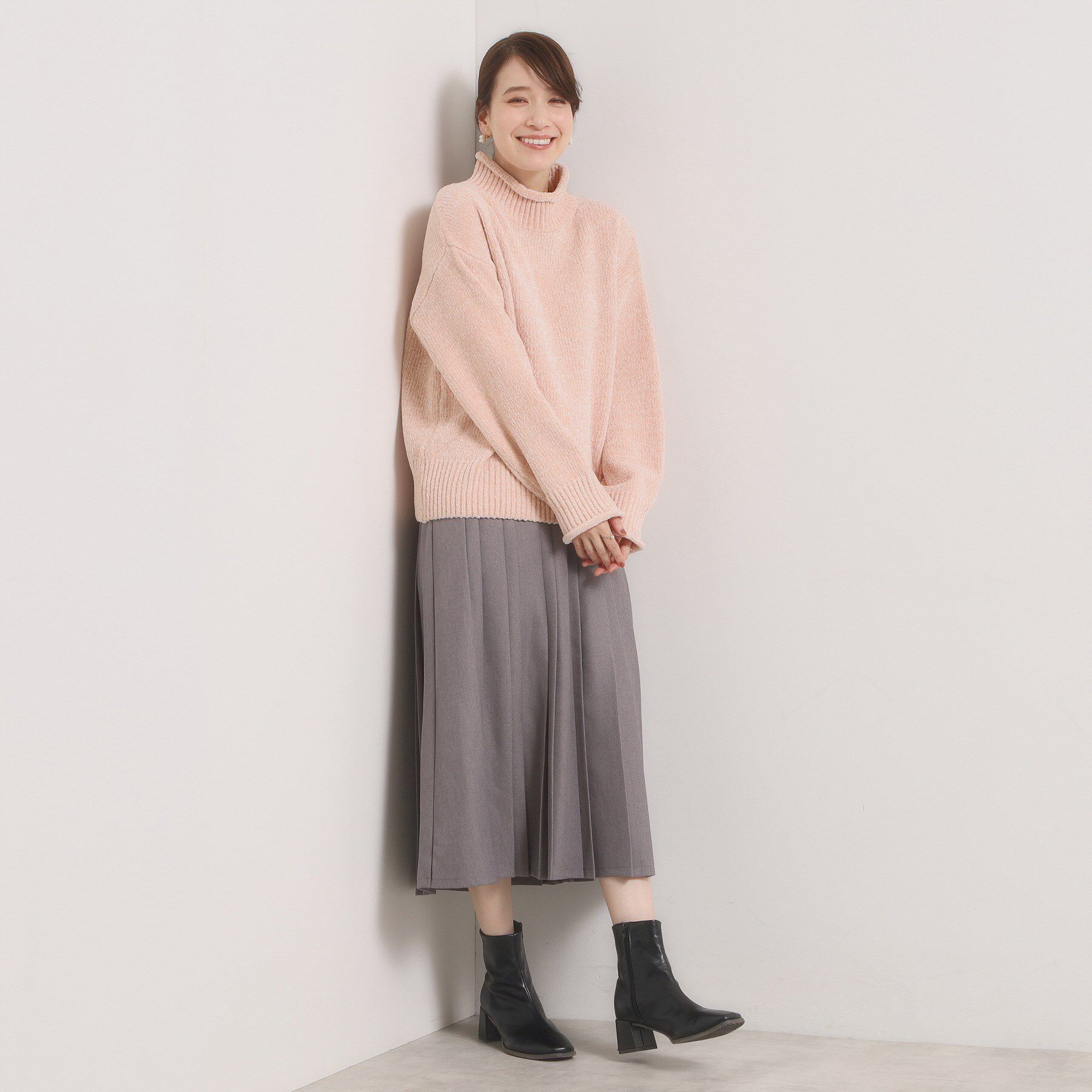 ITS&rsquo;DEMO「【手洗い可】ベロアモールニット」|ニット・セーター|