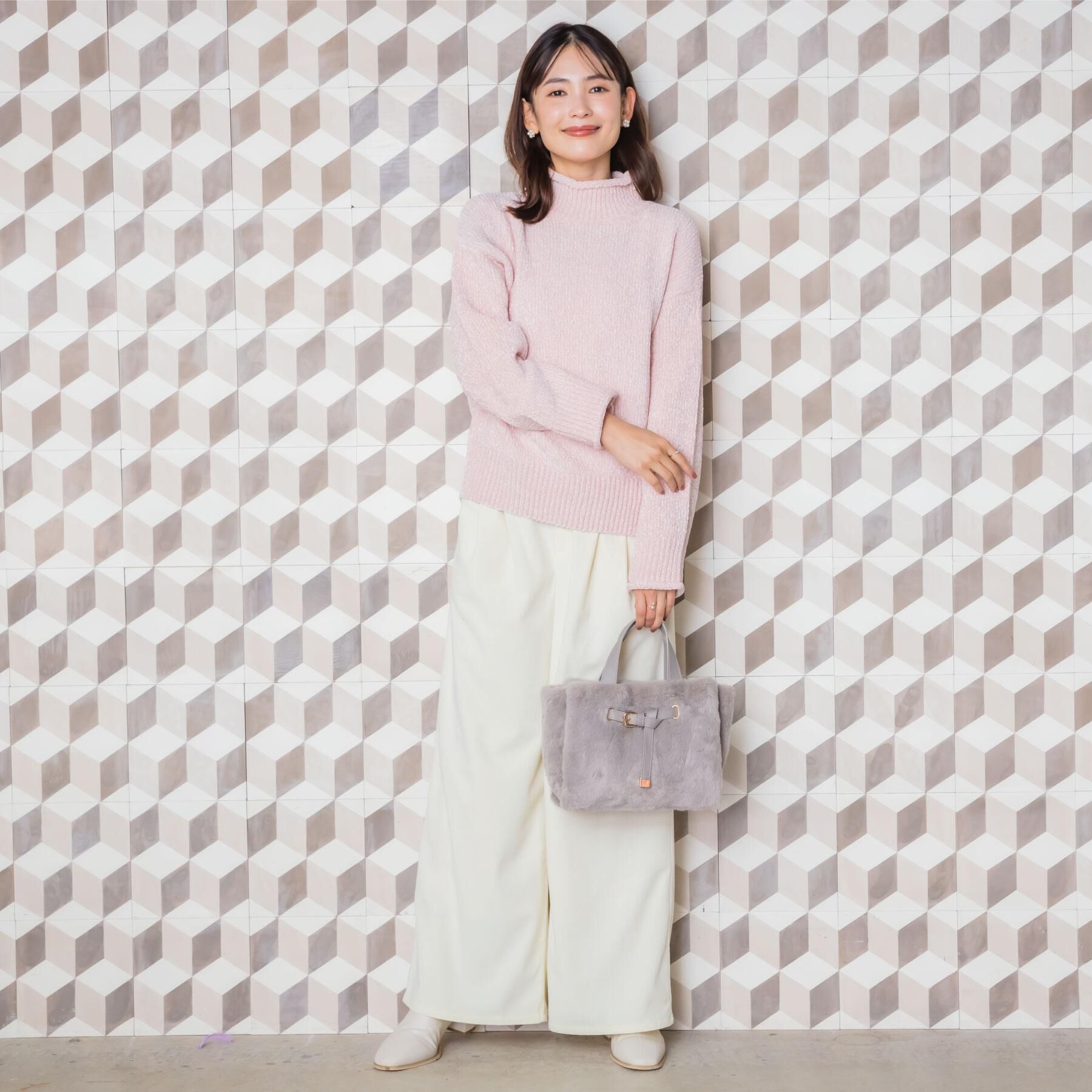 ITS&rsquo;DEMO「【手洗い可】ベロアモールニット」|ニット・セーター|