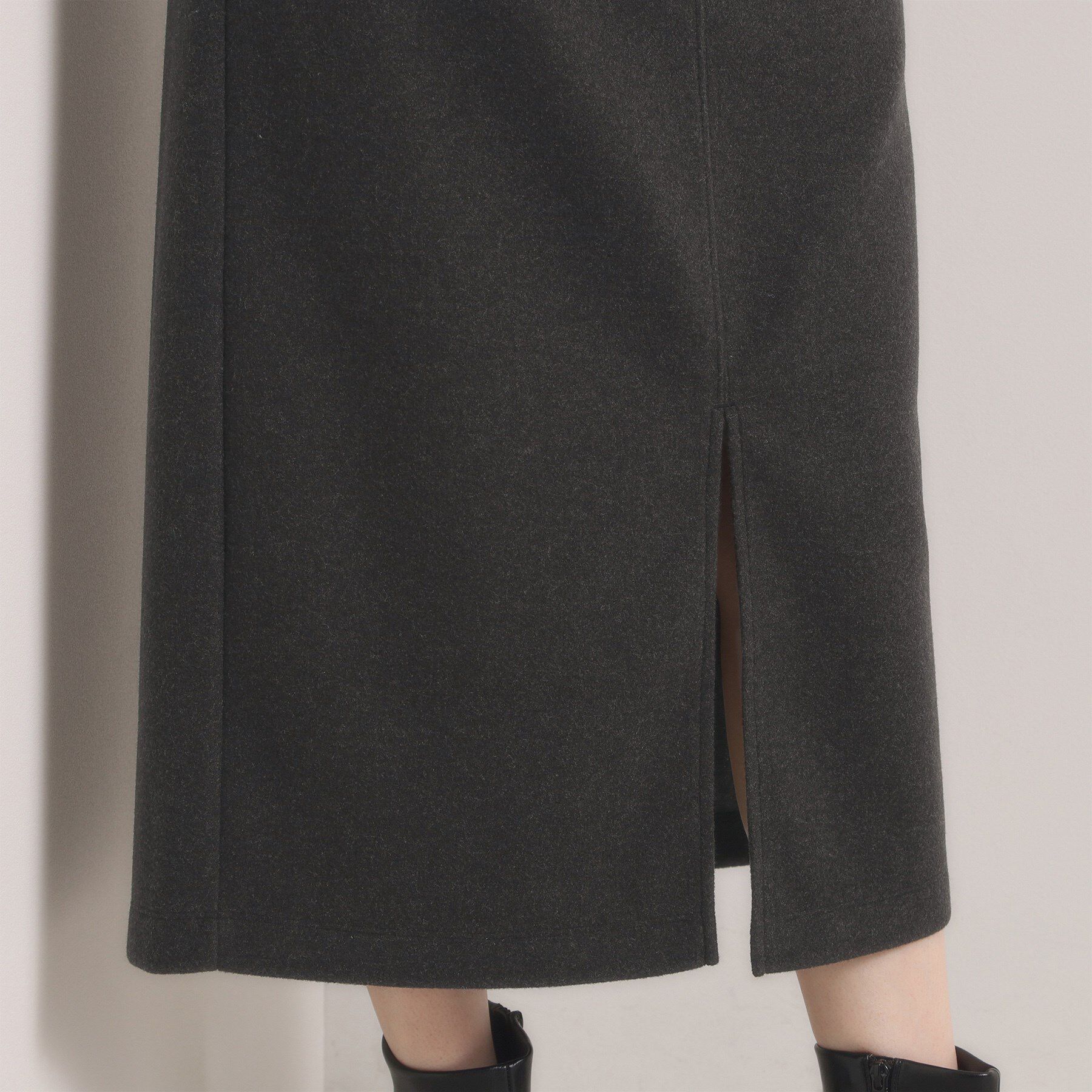 ITS&rsquo;DEMO「【洗濯機OK】カットメルトンタイトスカート」|スカート|