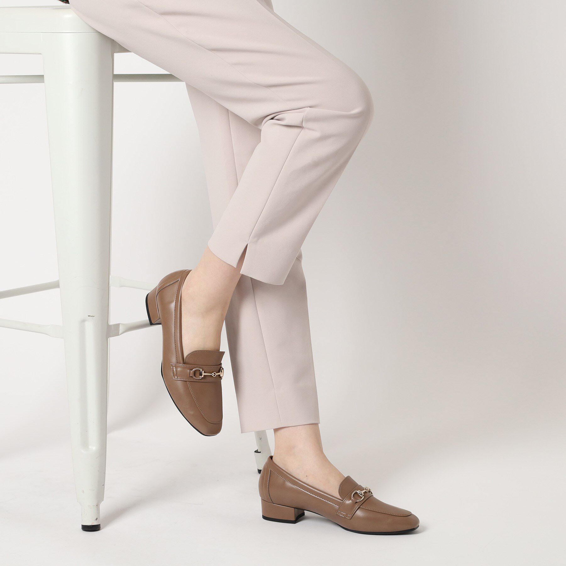 ESPERANZA「スクエアトゥローファー レイン対応」|パンプス|