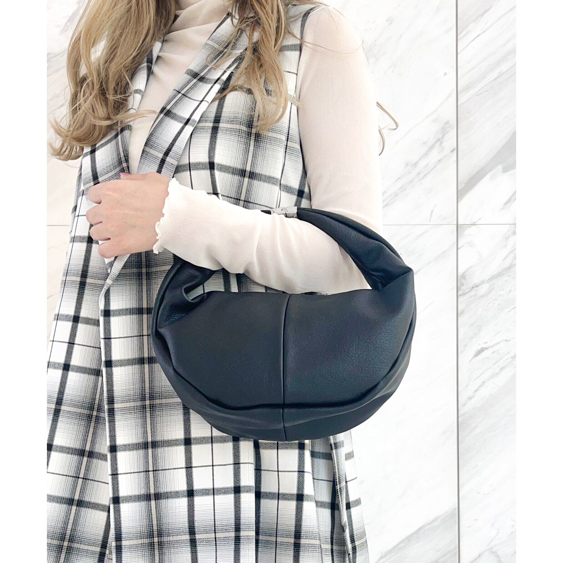 Ober Tashe「横型ワンハンドル手提げ」|ハンドバッグ|