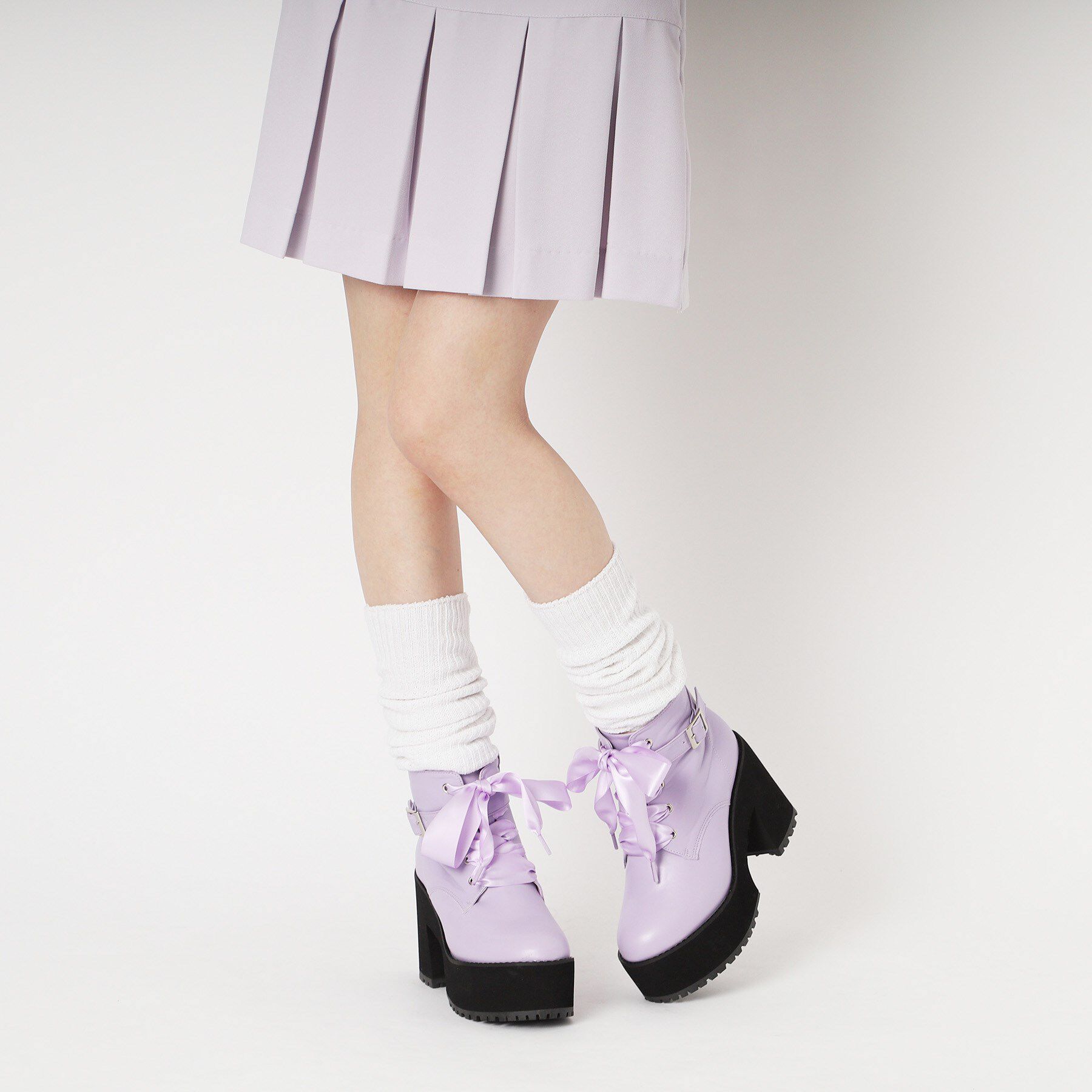 csT&P「厚底レースアップブーツ」|ショートブーツ|