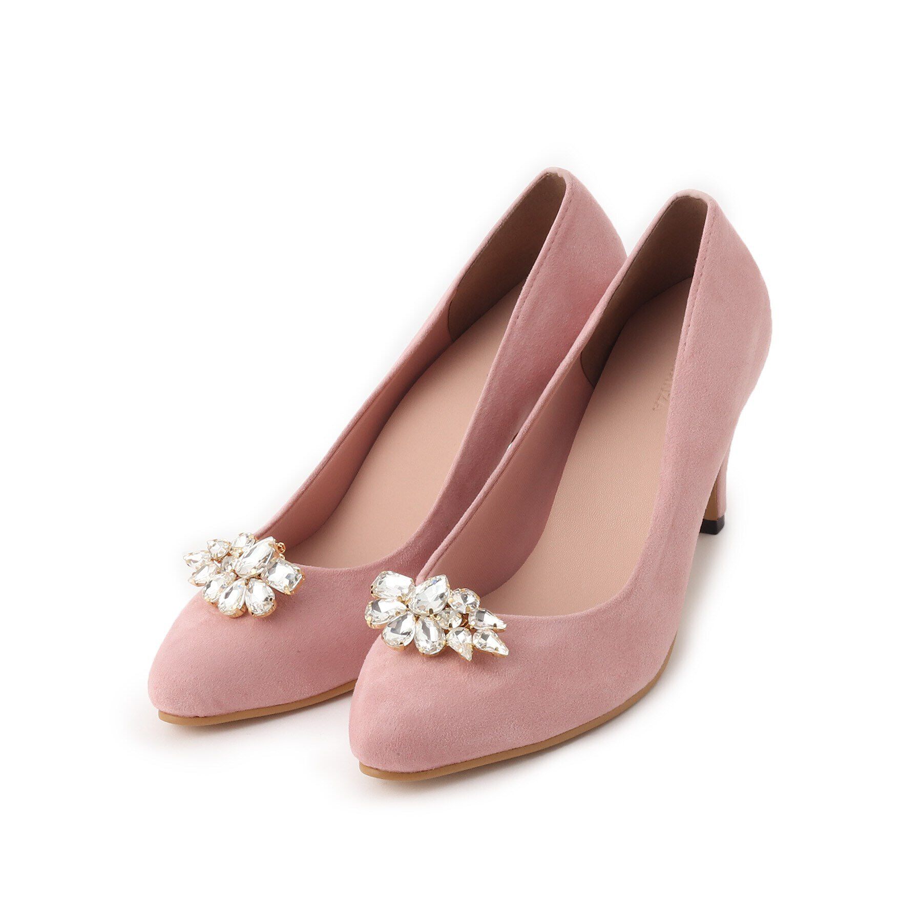 ESPERANZA「ビジュー2Wayアーモンドトゥパンプス 結婚式二次会 パーティー 24SS」|パンプス|ﾋﾟﾝｸ(172)