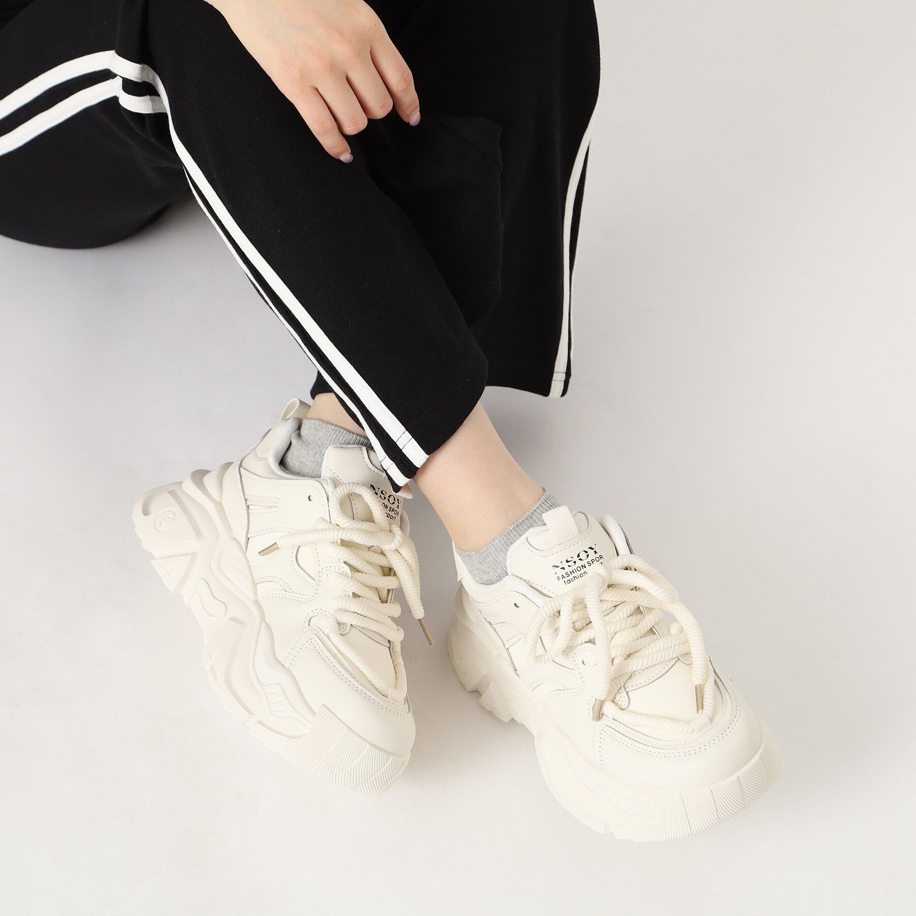 csT&P「厚底ダットスニーカー」|スニーカー|