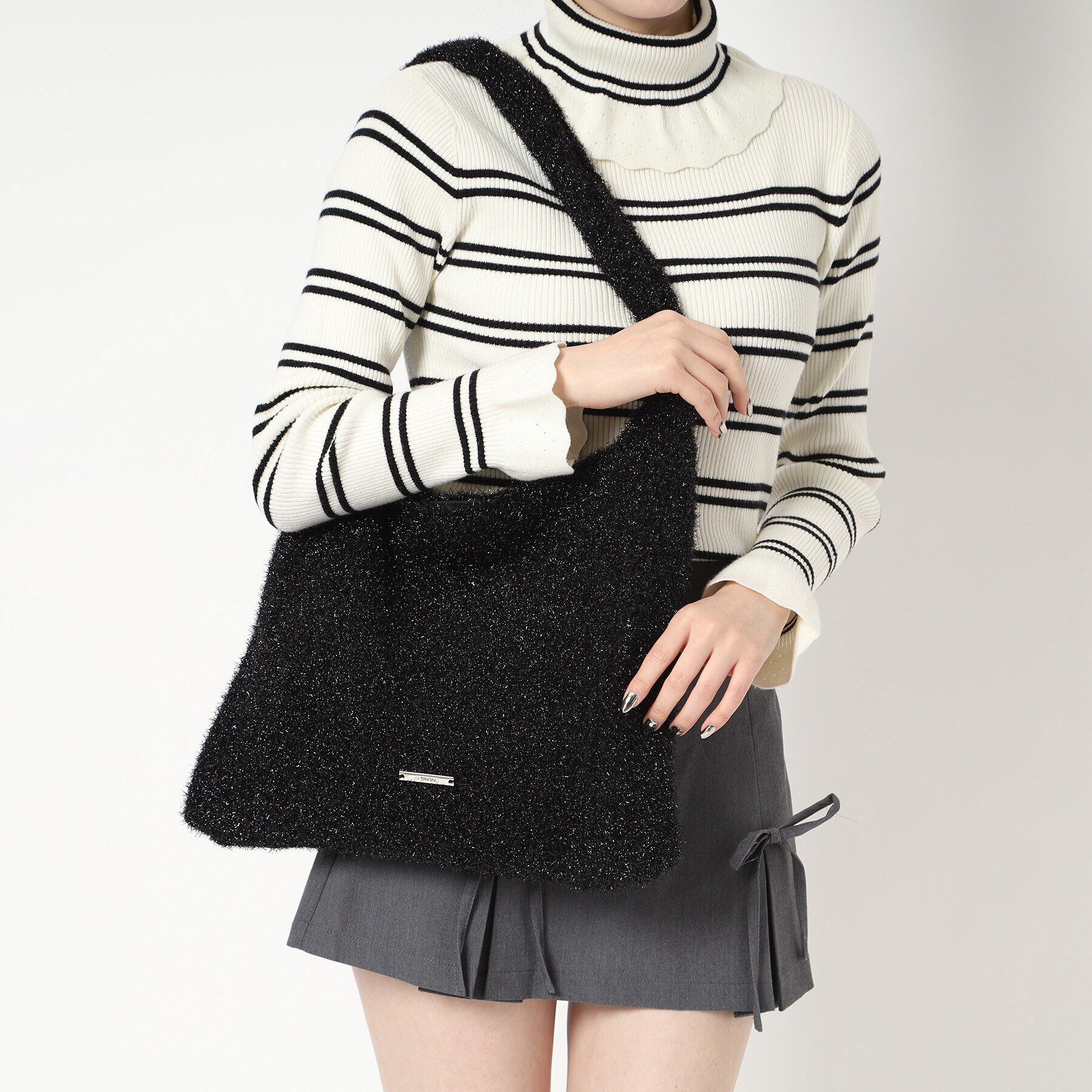 Ober Tashe「【新生活・新学期】ラメトートバッグ」|トートバッグ|