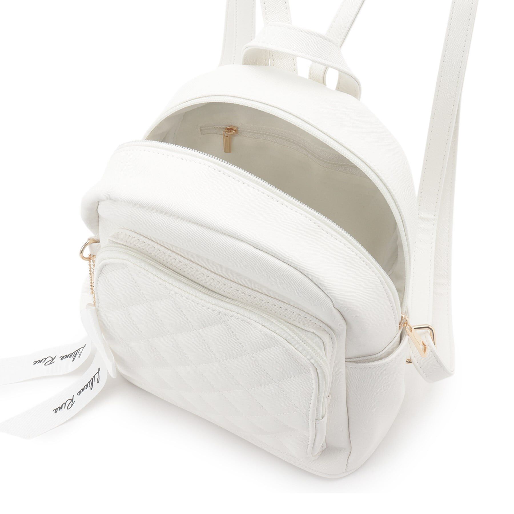 Ober Tashe「リボンチャーム付キルティングミニリュック」|リュック|