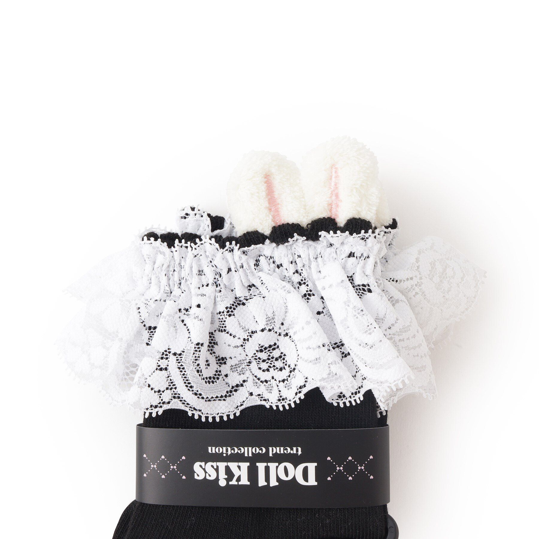 Doll Kiss「ウサ耳&times;レース付きソックス」|ソックス|