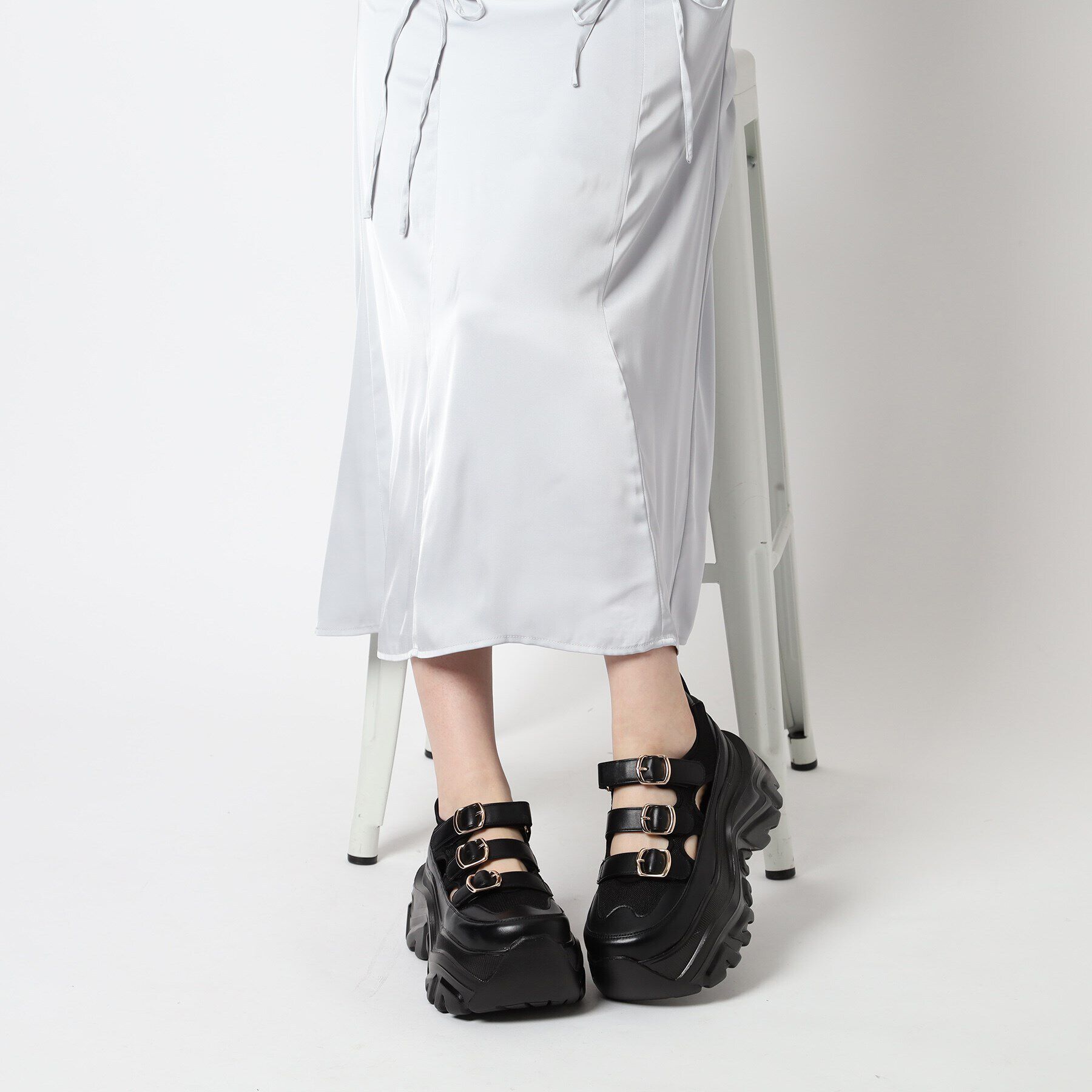 ESPERANZA「3本ベルト厚底メッシュスニーカー」|スニーカー|