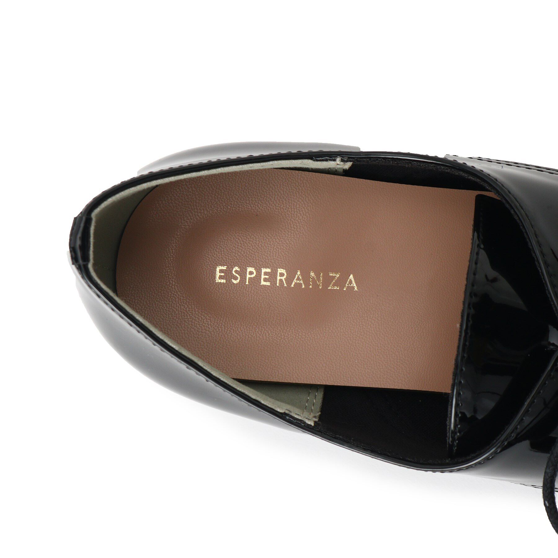 ESPERANZA「レースアップヒールパンプス/晴雨兼用」|パンプス|