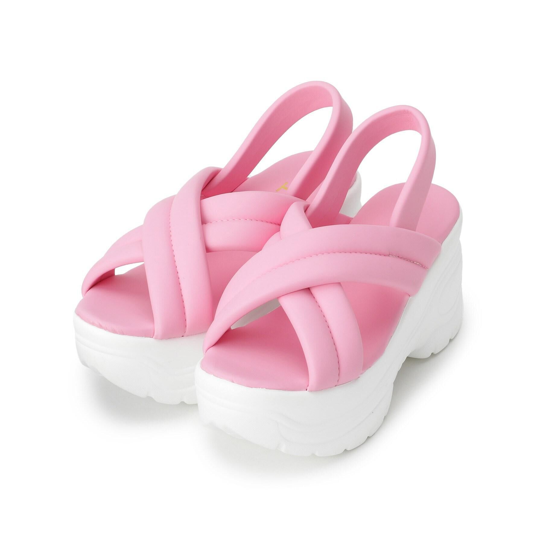 csT&P「厚底クロスサンダル パデットサンダル」|サンダル|