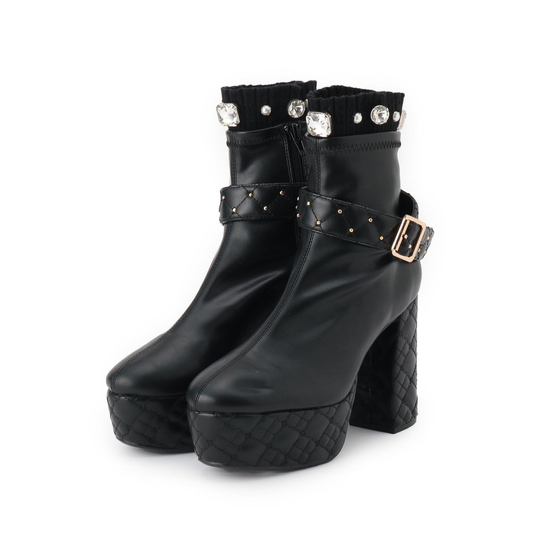 ESPERANZA「【ラク盛り／ショートブーツ】リピーター続出／脚長美脚 マルチWAYショートブーツ」|ショートブーツ|