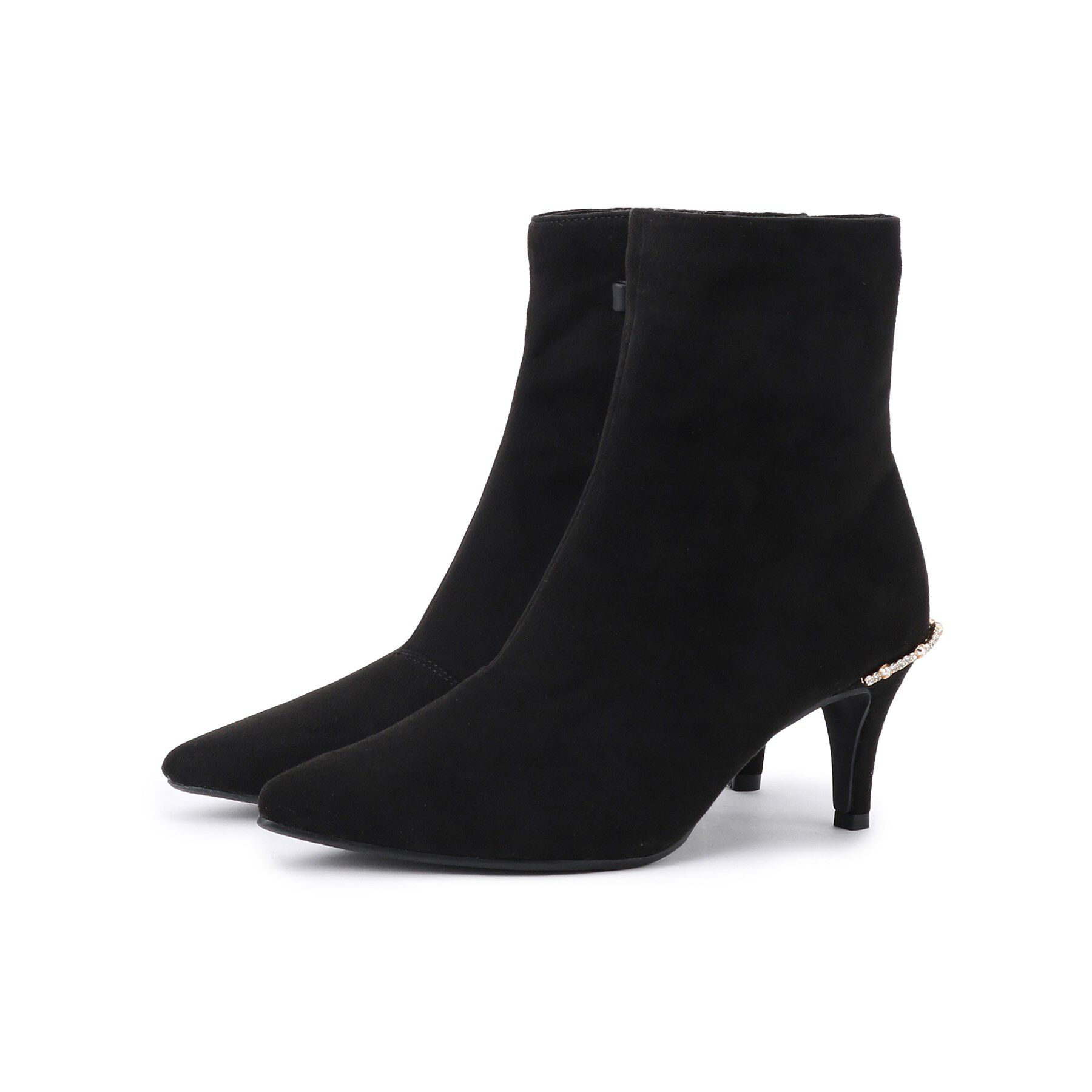 ESPERANZA「ジュエルヒールショートブーツ」|ショートブーツ|