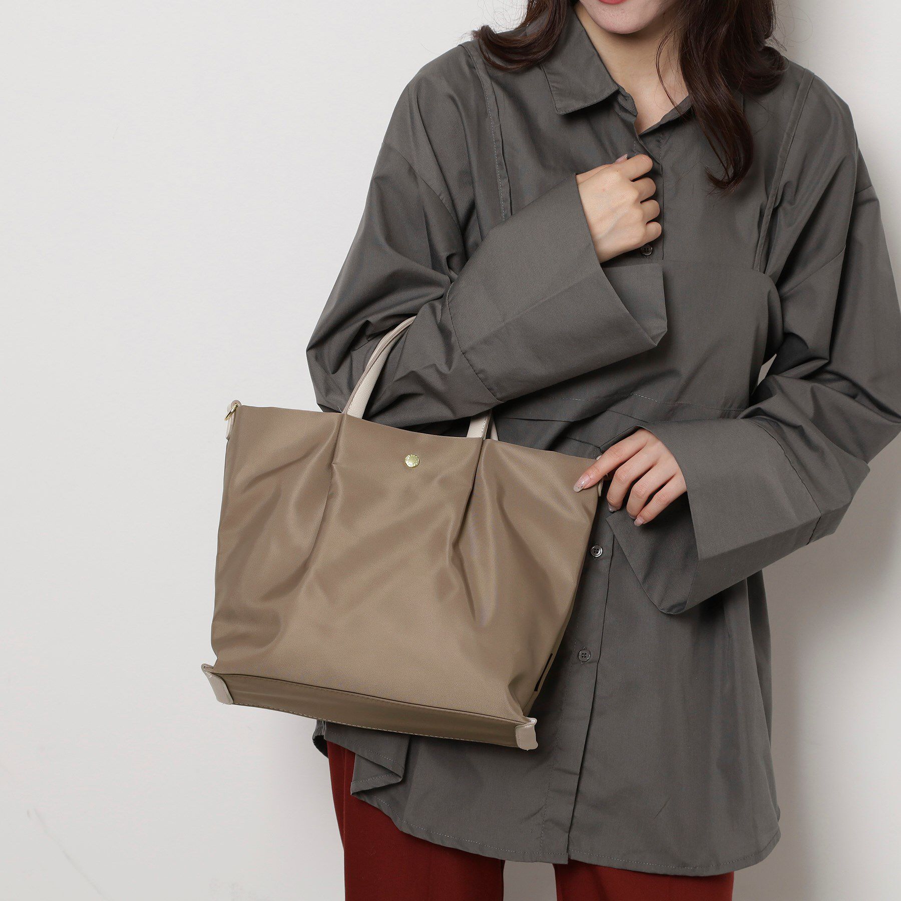 ESPERANZA「肩楽 2WAYショルダーギャザーバッグ」|ショルダー・メッセンジャー|