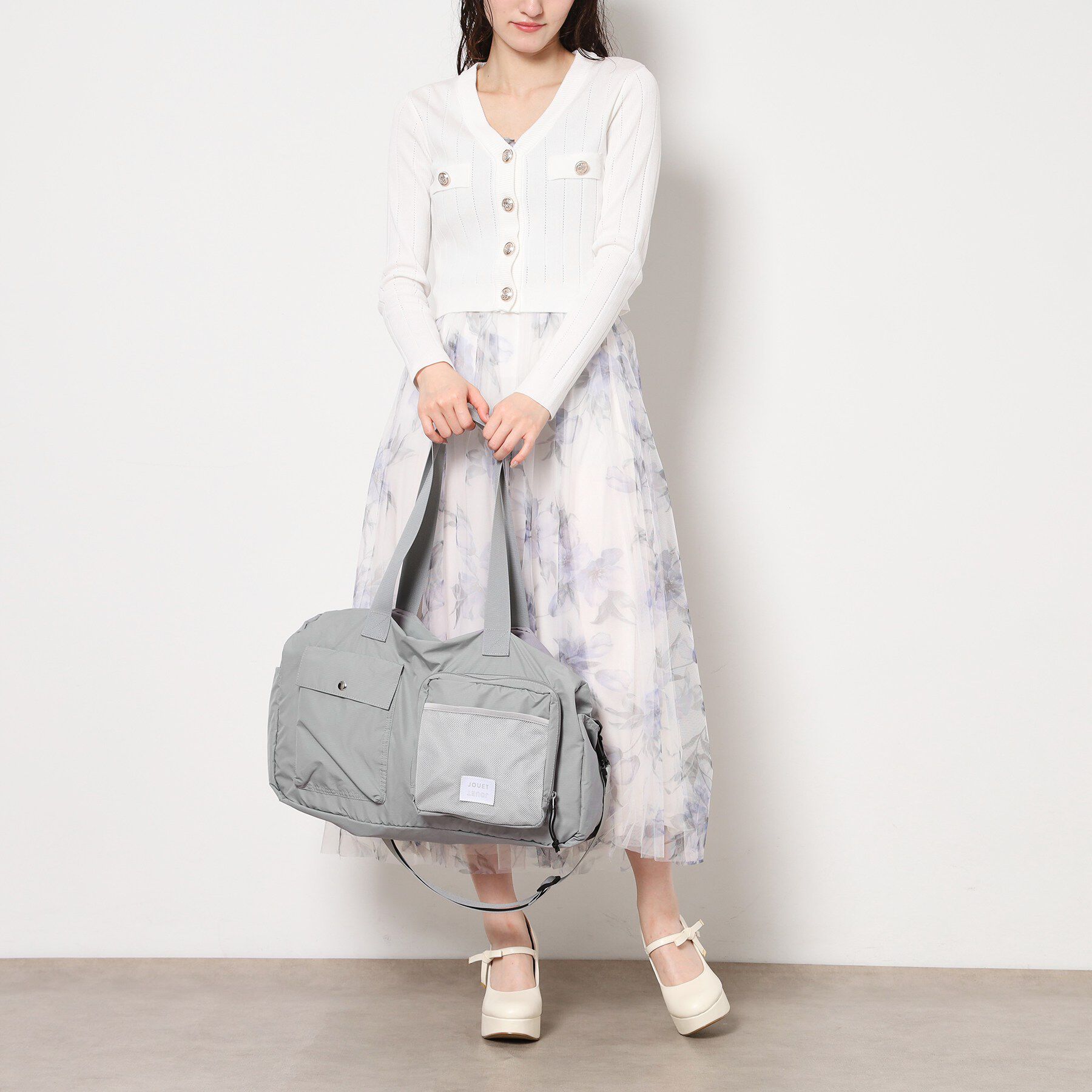 Ober Tashe「【キャリーオンベルト付き】ポケッタブルボストンバッグ」|ボストンバッグ|