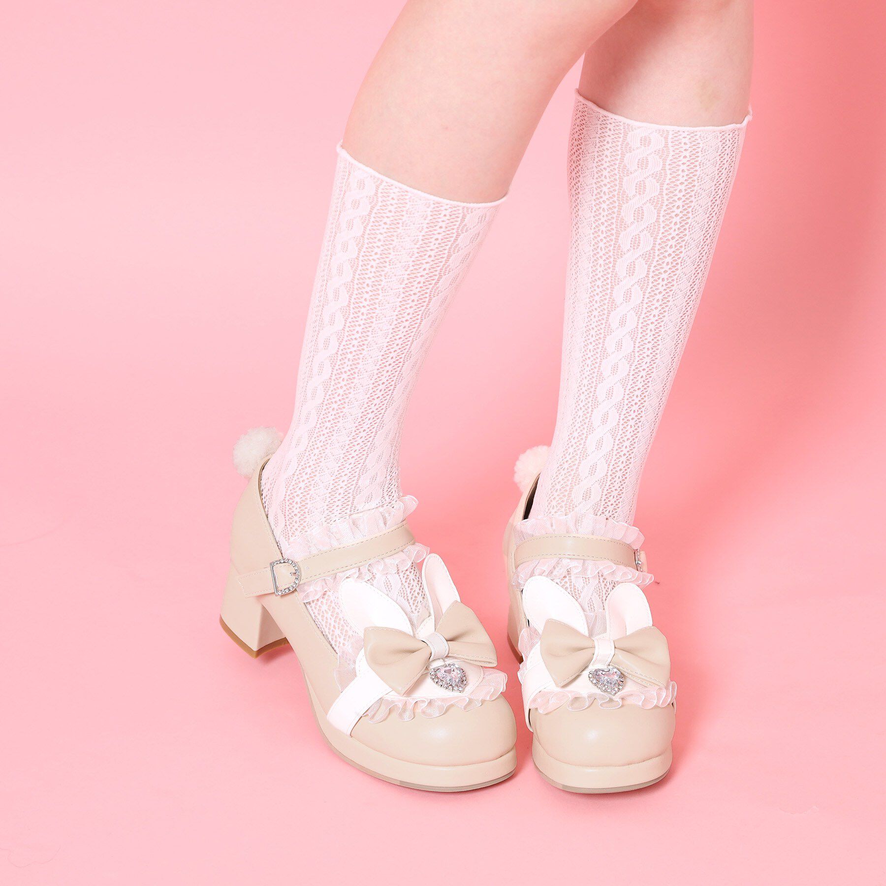 csT&P「夢見るウサギパンプス」|パンプス|ピンク(072)