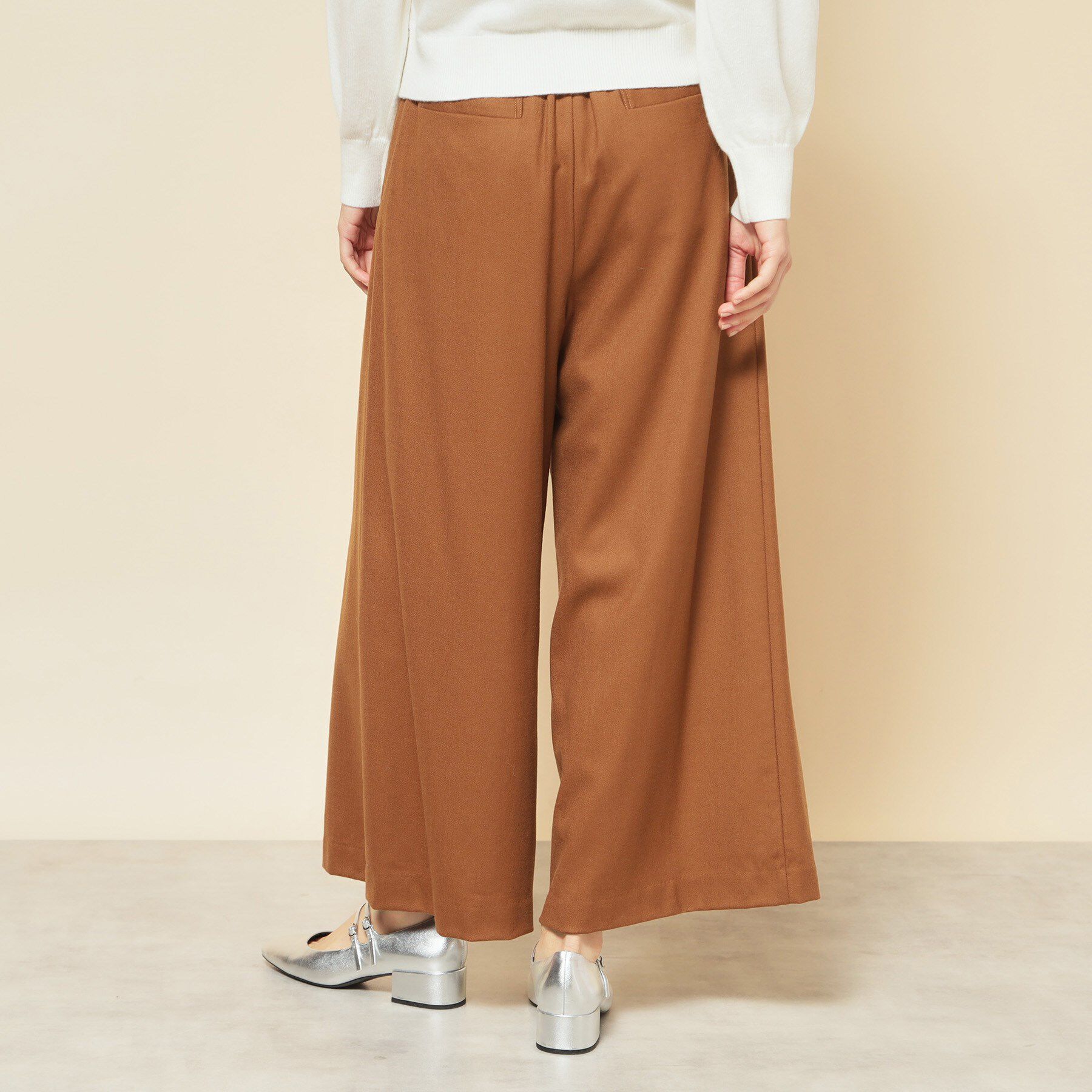 SunaUna「【COLLECTION LINE】ベルト付ガウチョパンツ」|その他|