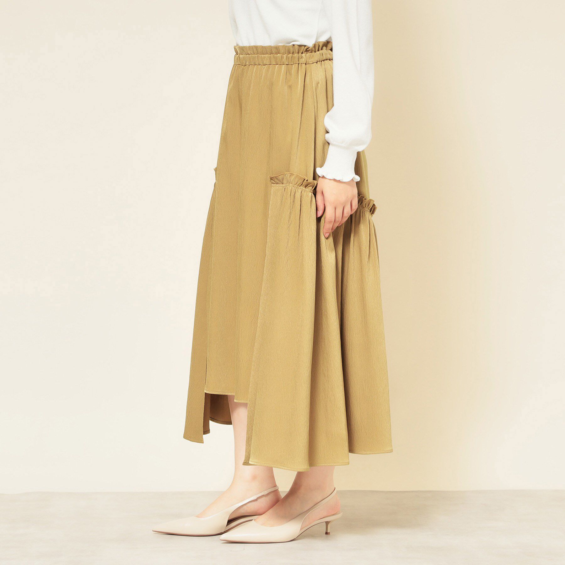 SunaUna「【COLLECTION LINE】アシメフレアスカート」|スカート|