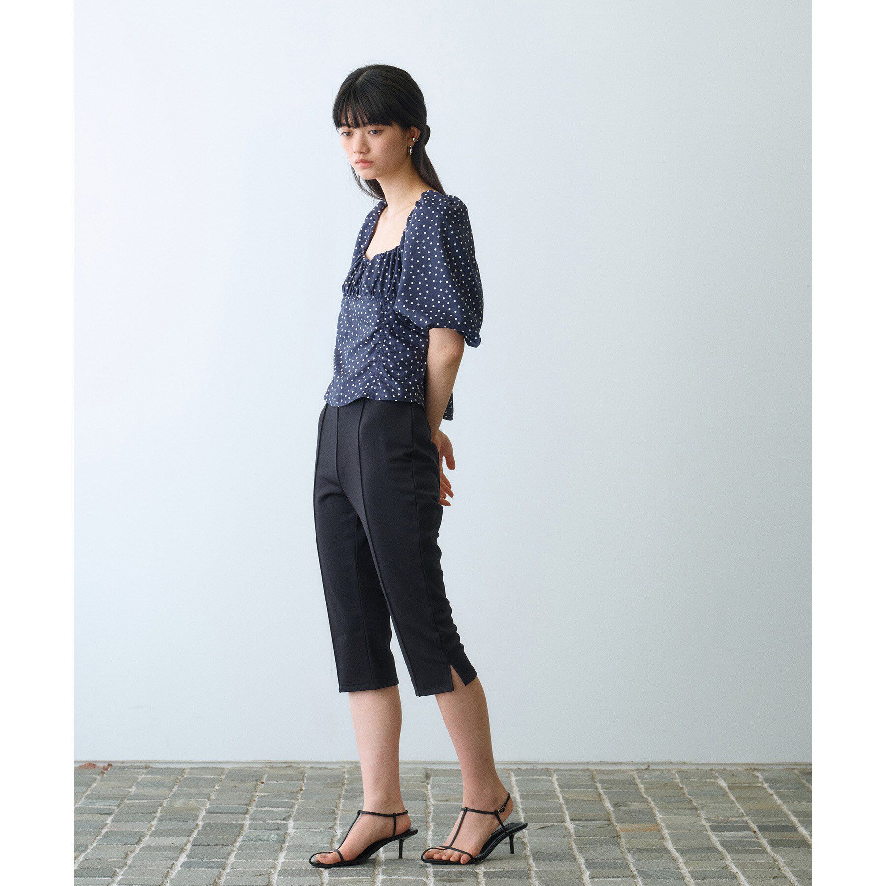 CODE A「polka dot blouse」|シャツ・ブラウス|