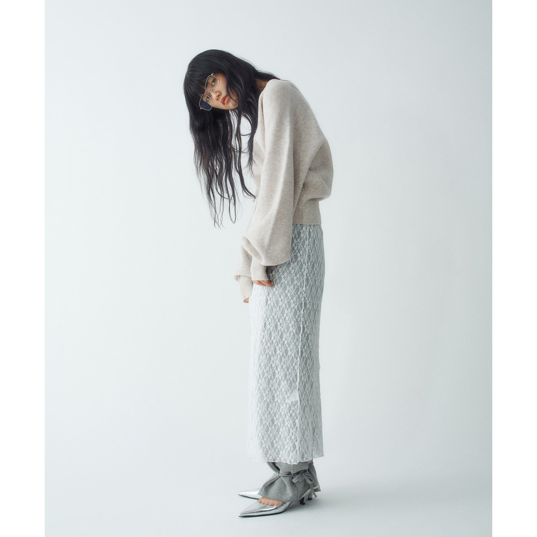 CODE A「zip form cardigan」|カーディガン|