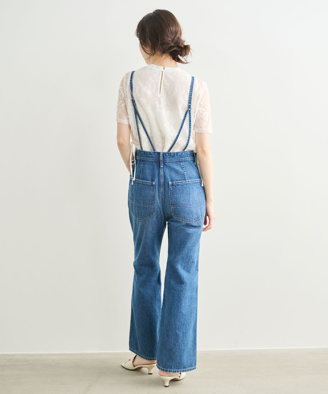 COCO DEAL「《COCO DEAL/Lee》ストレートスリムデニムサロペット」|オールインワン|