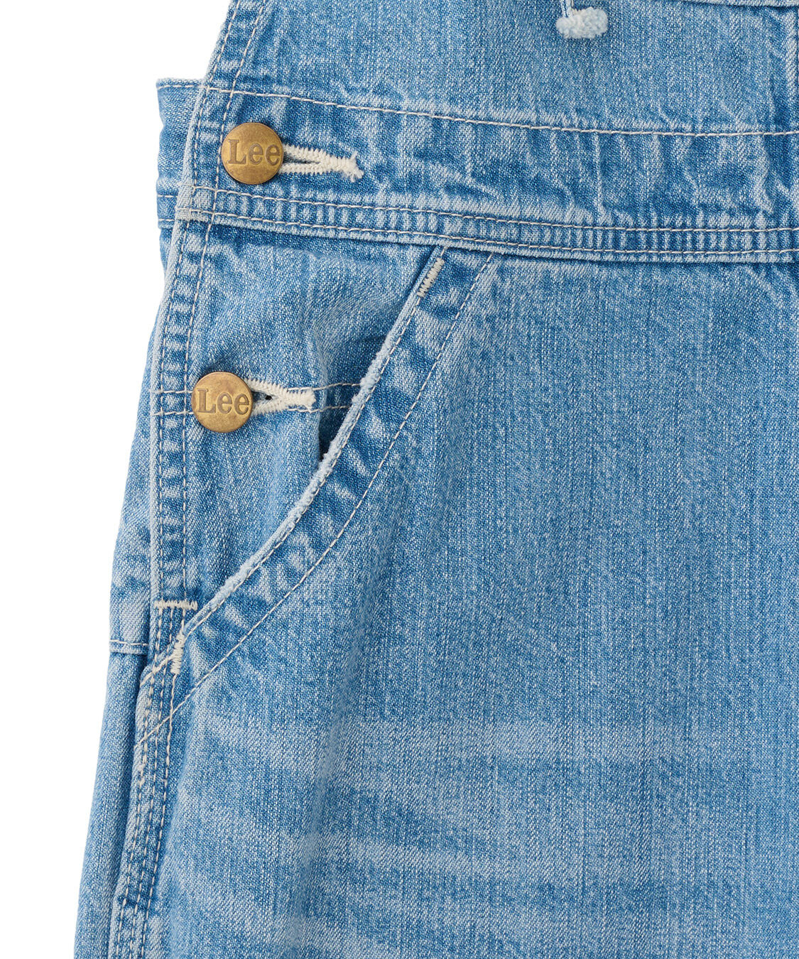 COCO DEAL「《COCO DEAL/Lee》ストレートスリムデニムサロペット」|オールインワン|