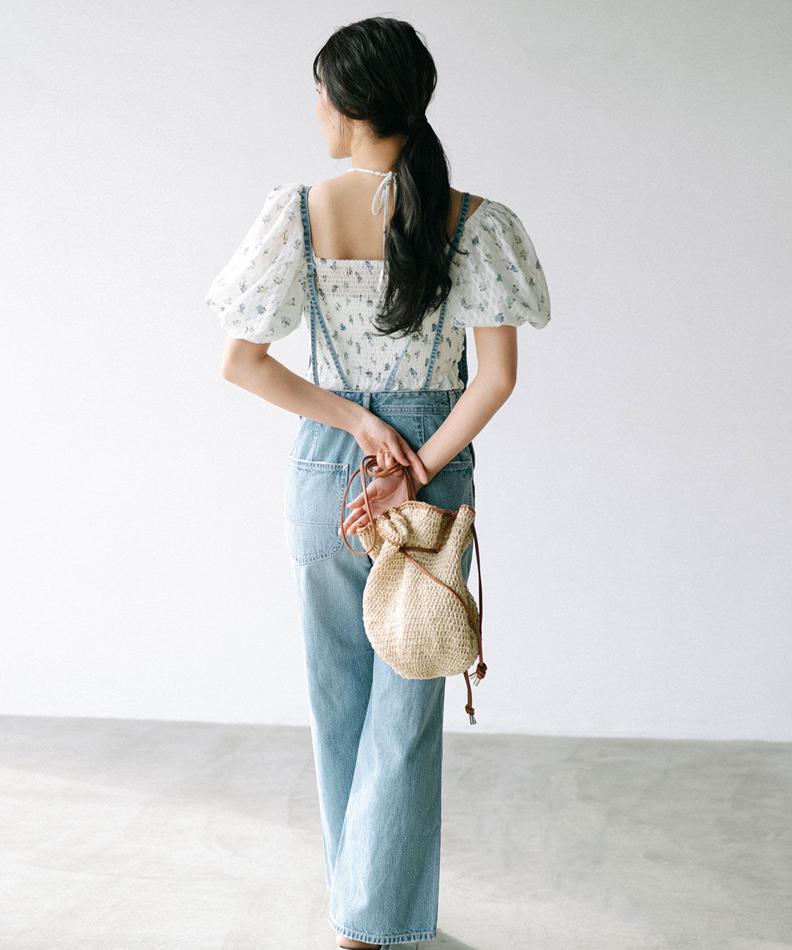 COCO DEAL「《COCO DEAL/Lee》ストレートスリムデニムサロペット」|オールインワン|