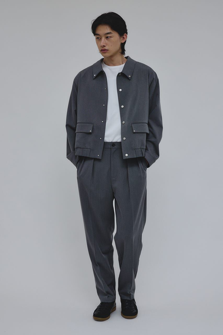 STYLEMIXER「シャーリングヘムジャケット」|その他|GRY