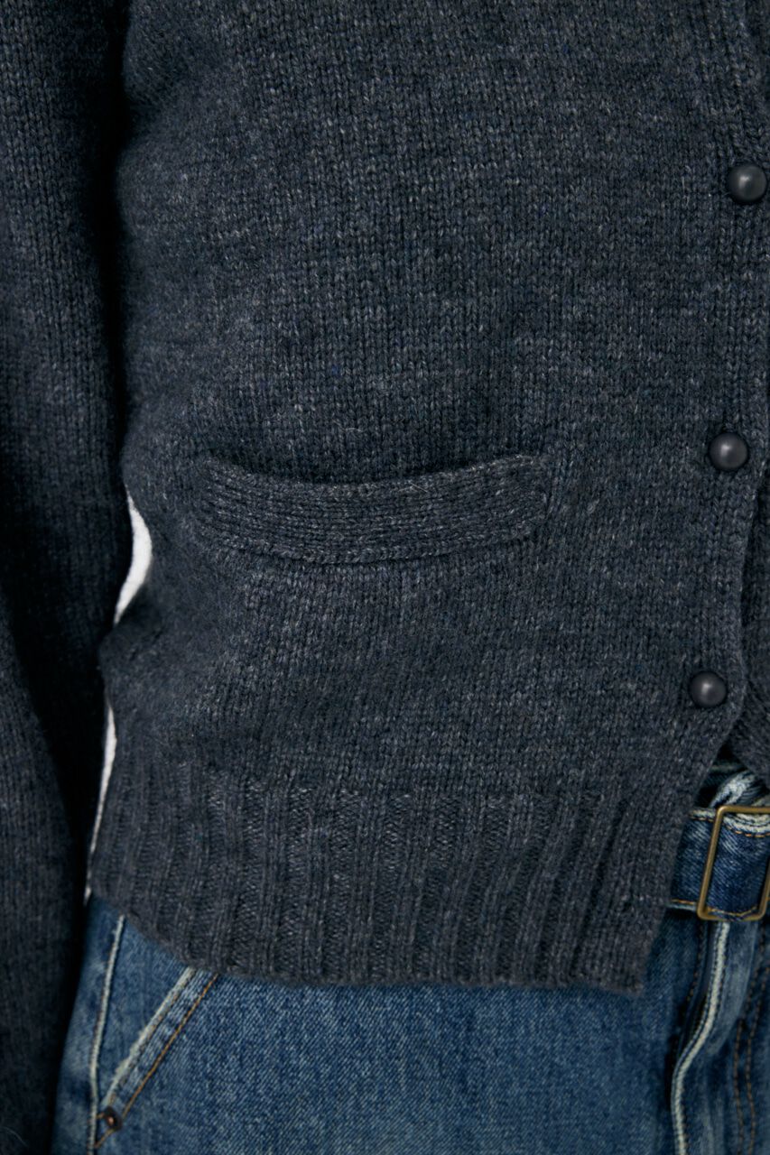 MOUSSY「BUTTON UP ニットカーディガン」|カーディガン|