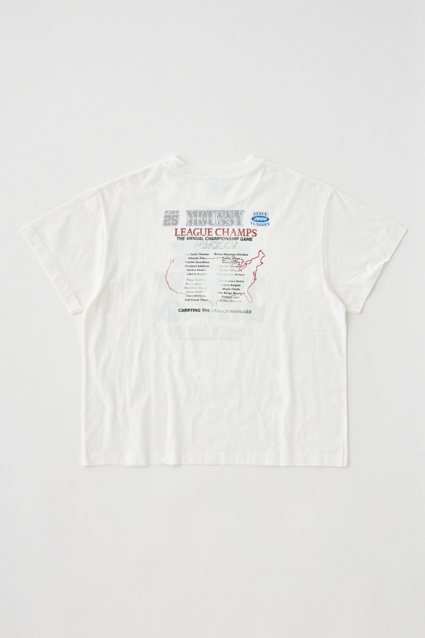 MOUSSY「MOUSSY LEAGUE CHAMPS 25 Tシャツ」|Tシャツ・カットソー|