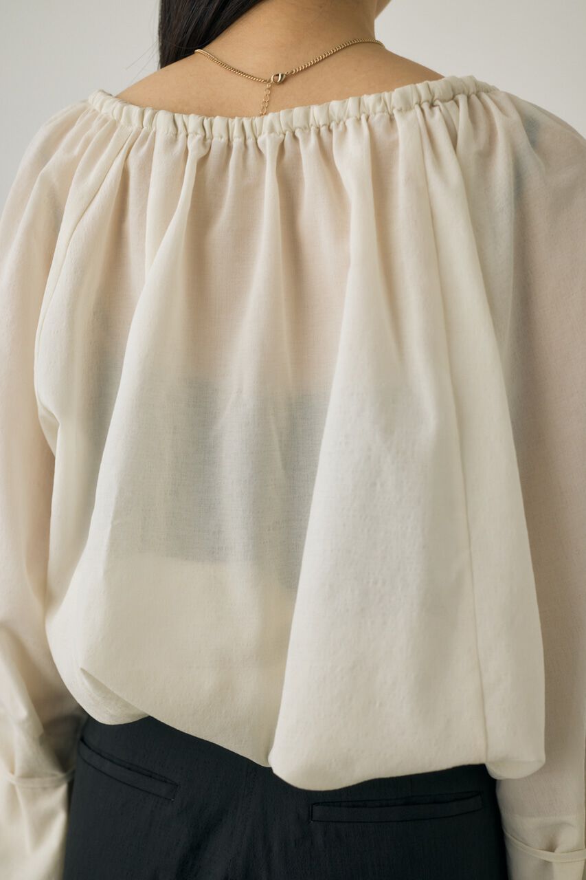 MOUSSY「2wayシアーブラウスチュニック　リサイクルポリエステル使用」|シャツ・ブラウス|