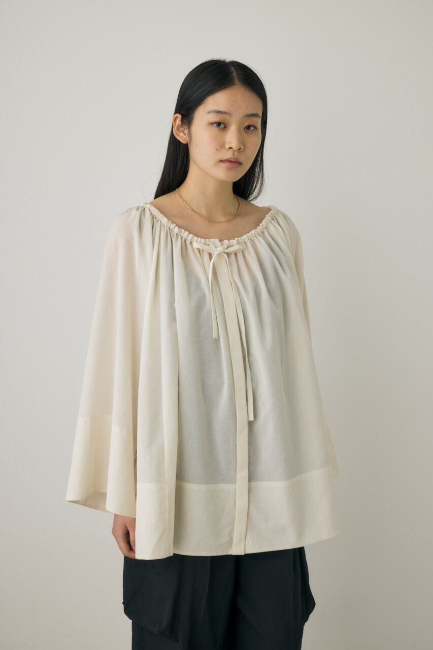 MOUSSY「2wayシアーブラウスチュニック　リサイクルポリエステル使用」|シャツ・ブラウス|