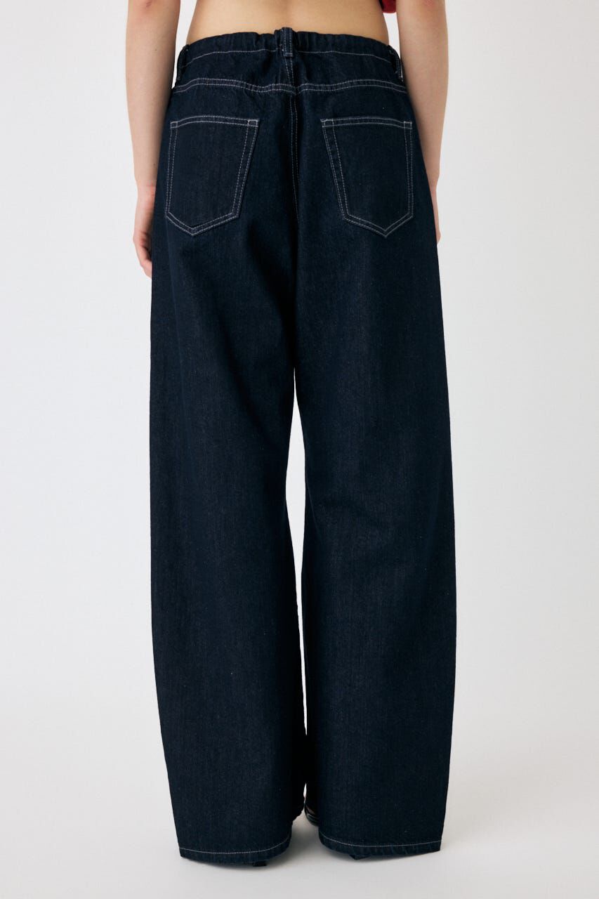 MOUSSY「EASY WAIST LIGHT ストレートデニム」|デニム|
