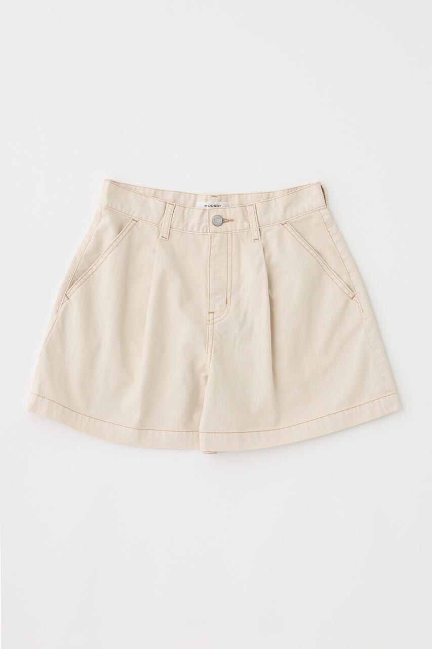 MOUSSY「DENIM タック ショーツ」|デニム|