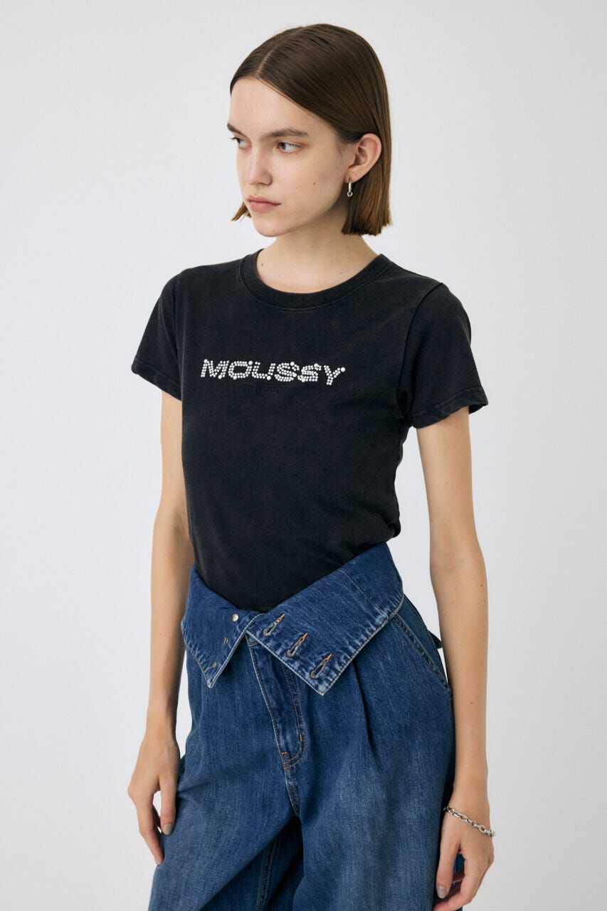 MOUSSY「LITTLE POPS ロゴ TEE」|Tシャツ・カットソー|