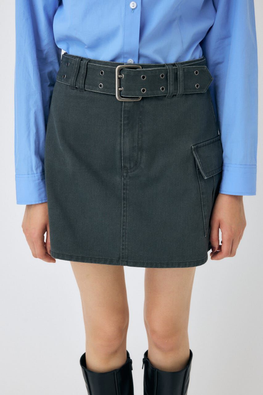 MOUSSY「BELT MINI スカート」|スカート|