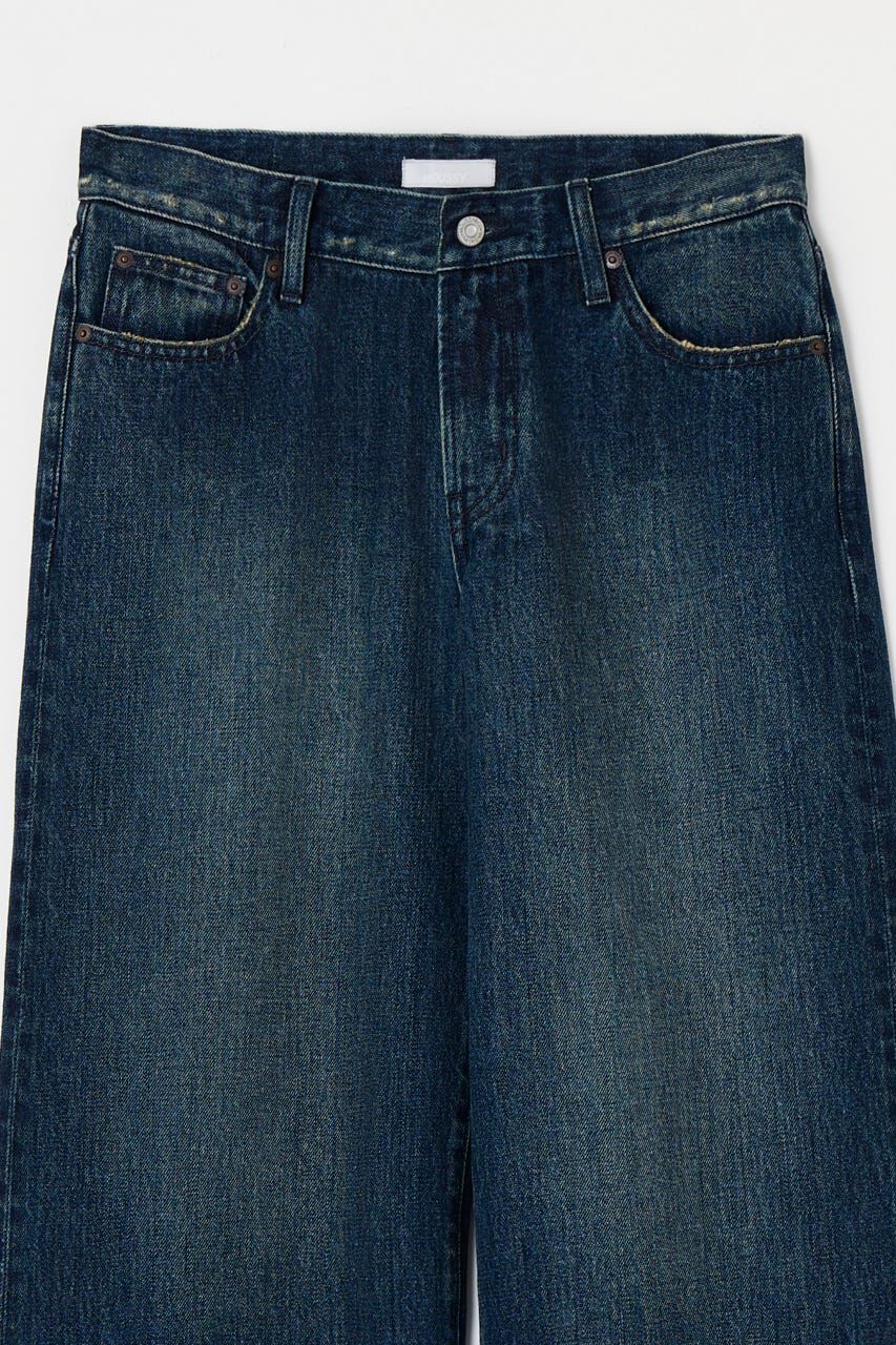 MOUSSY「LOW SLUNG WIDE ストレート」|デニム|