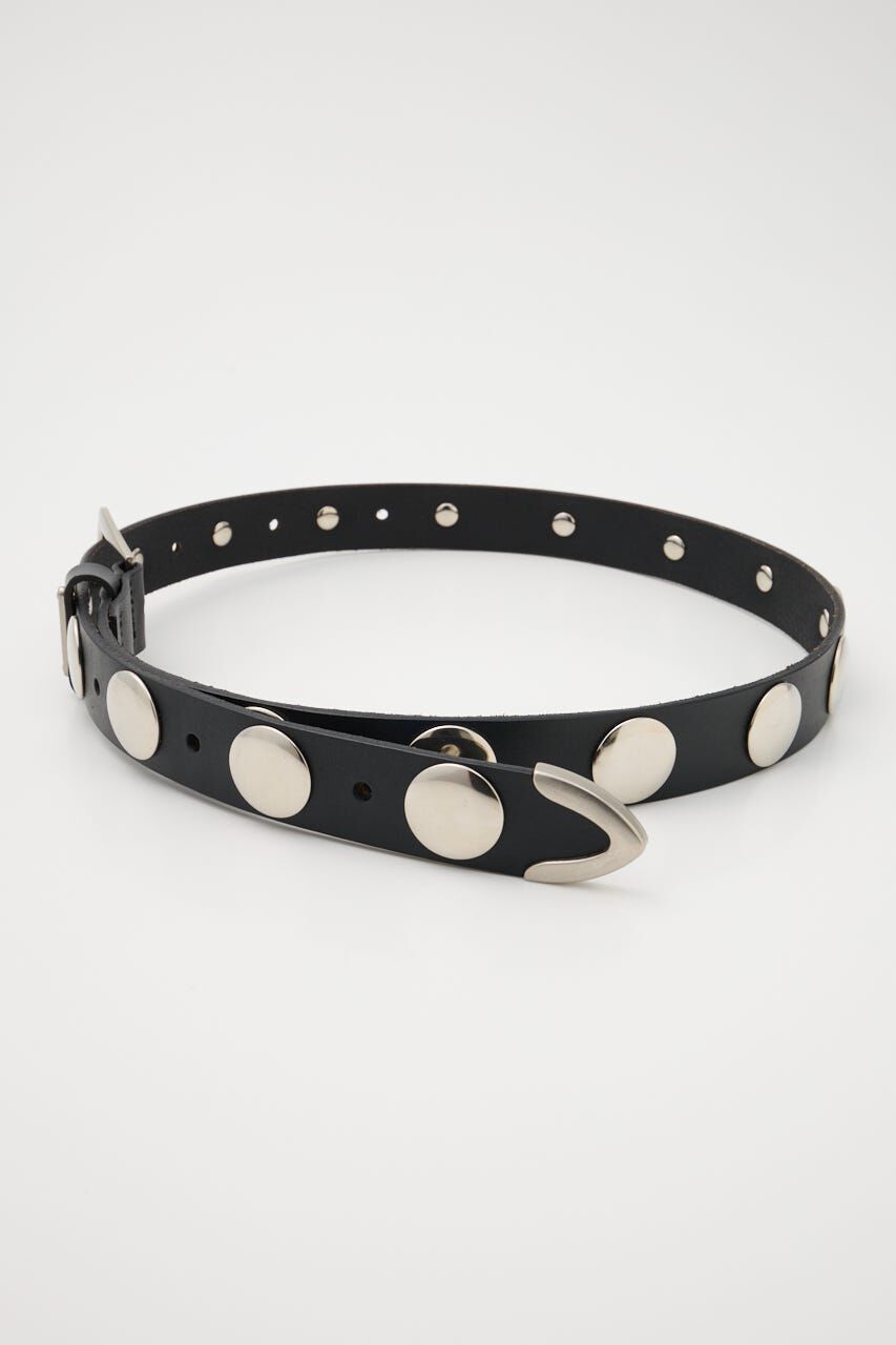 MOUSSY「STUDS LEATHER ベルト」|ベルト|