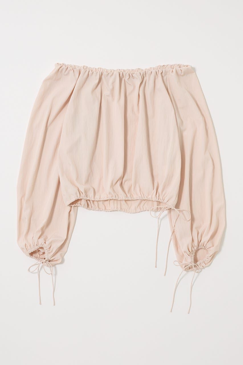 MOUSSY「OFF SHOULDER PUFFY ブラウス」|シャツ・ブラウス|