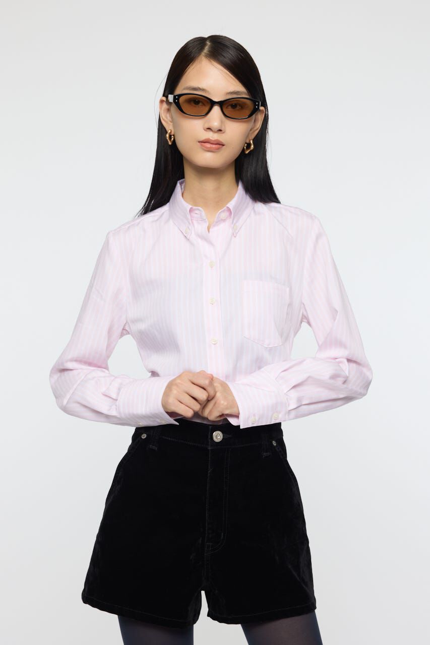 MOUSSY「STRIPED FIT シャツ」|シャツ・ブラウス|