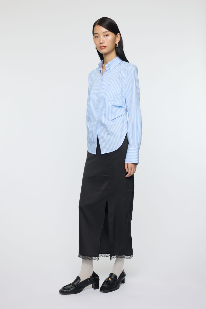 MOUSSY「STRIPED FIT シャツ」|シャツ・ブラウス|