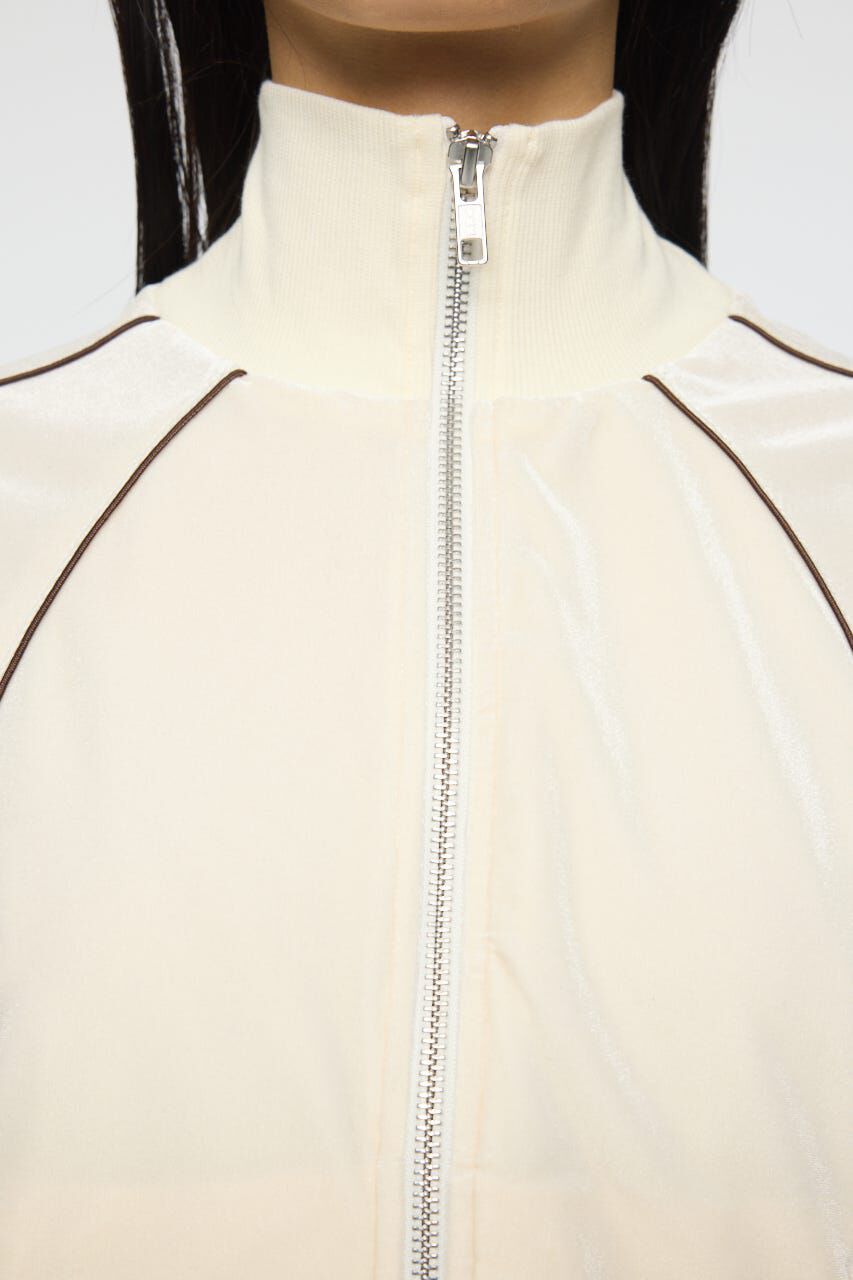 MOUSSY「VELOUR TRACK トップス」|パーカー|