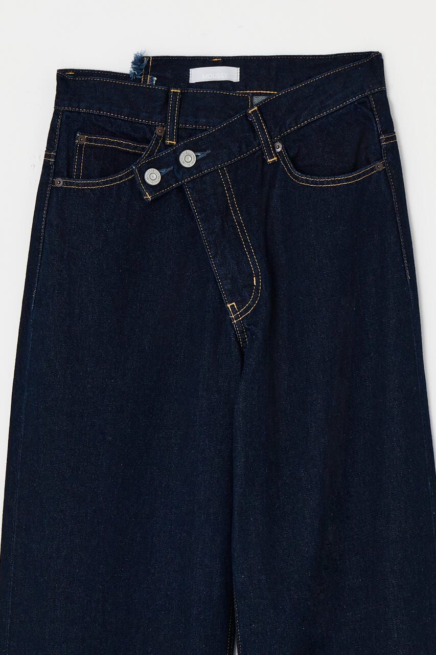 MOUSSY「CROSS WAIST WIDE ストレート」|デニム|